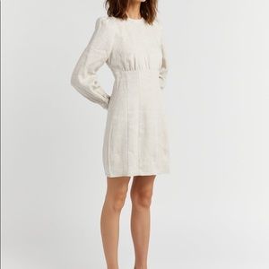 FLORENCE NATURAL LINEN MINI DRESS